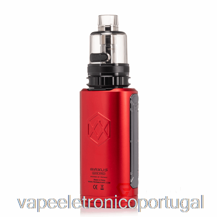 Vape Eletrônico Freemax Maxus Max Pro 168w Starter Kit Vermelho